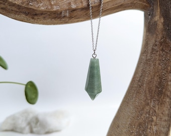 Green Aventurine Crystal Necklace