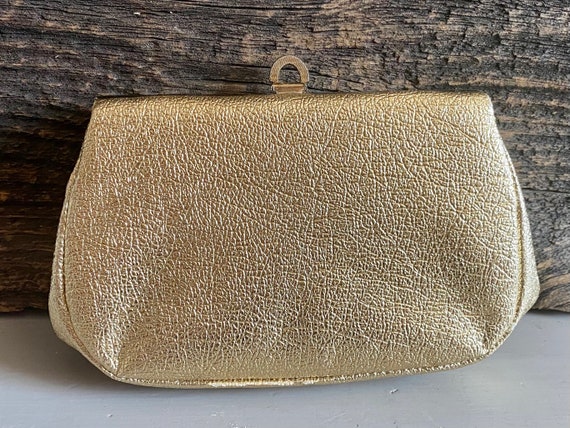 Bolso Vintage Gold Lame Bolso con Mango de - España