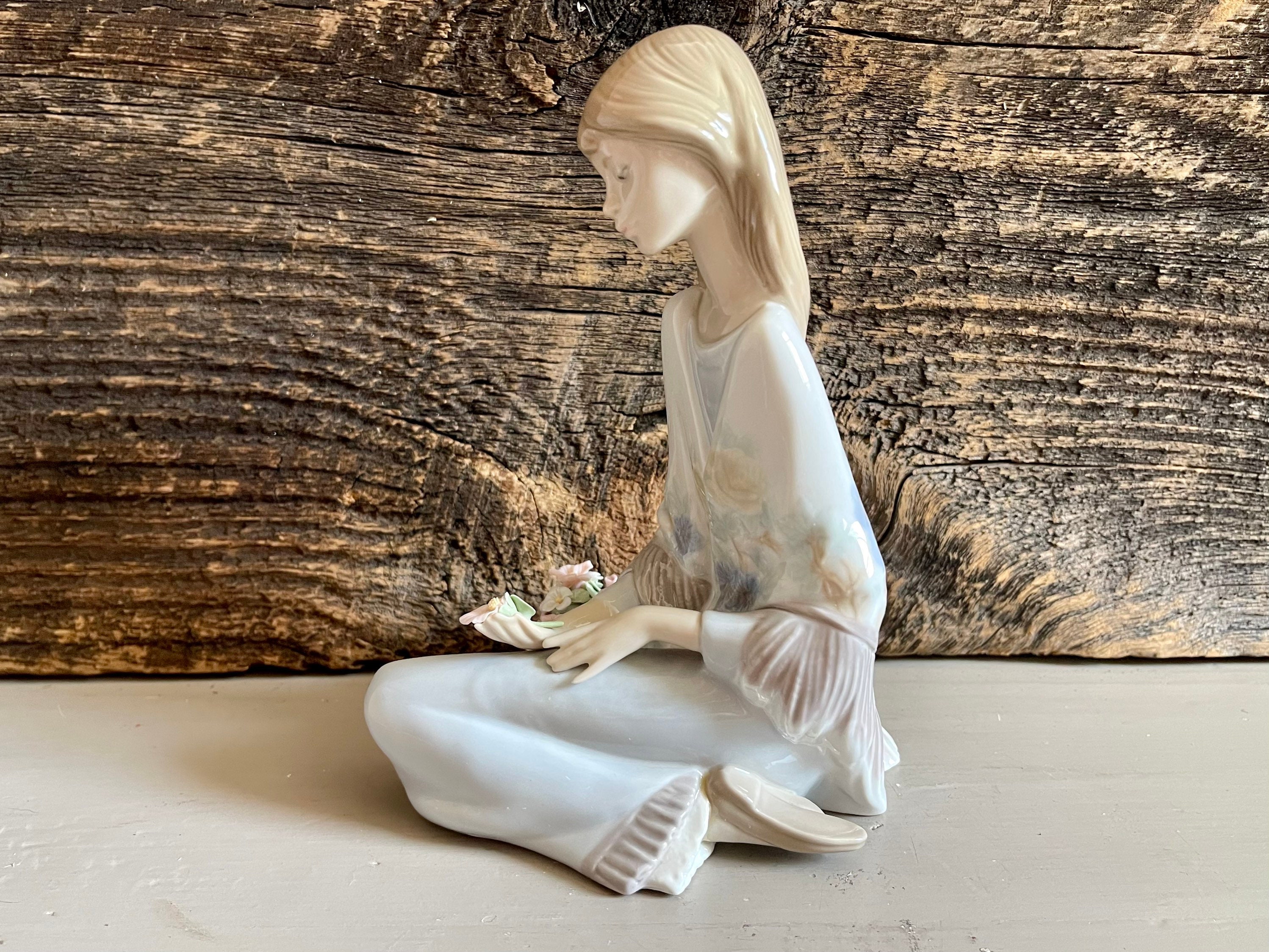 LLADRO 女性 陶器人形 Spain Porcelain Figurine Lladro Black Legacy Collection #560 