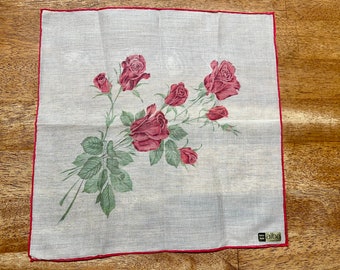 Alba Vintage Swiss Made ALBA 100% Cotton Sachet w/ Embroidered Bulls Flowers JOBIN 