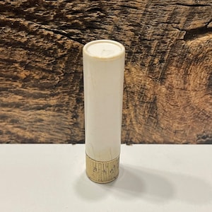 Vintage Lipstick, Hazel Bishop Playful Peach Lipstick, Extra Creamy, White Lipstick, 1960s Lipstick, Hazel Bishop Inc., Vintage Retro Vanity