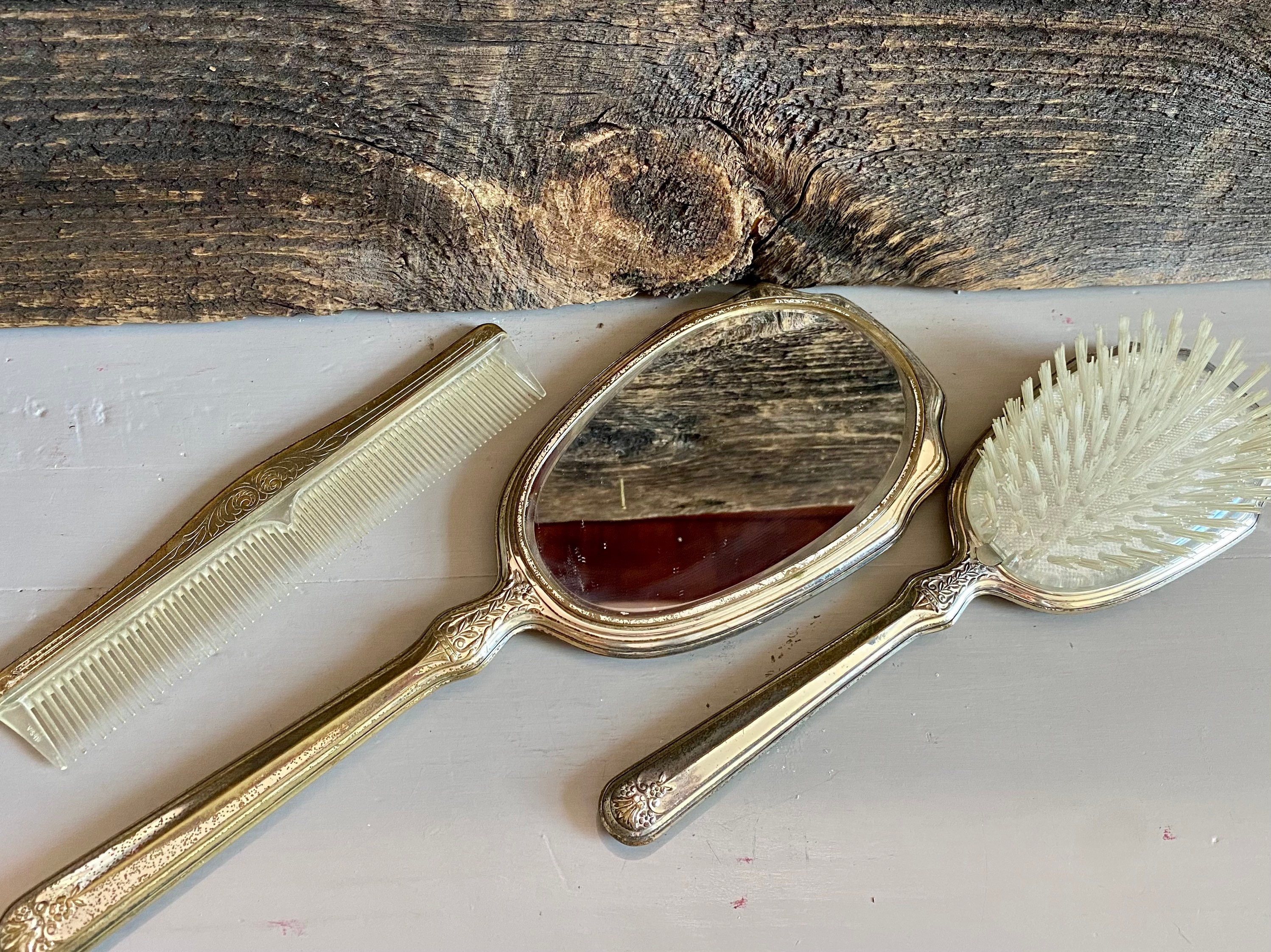 Antique Hair Brush Set
