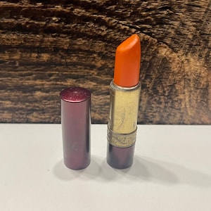 Vintage Lippenstift, Ripe Cherry Lipstick, Braun und Gold Lippenstift, Vintage Avon Lippenstift, 1980er Jahre Lippenstift, Vintage Vanity Decor