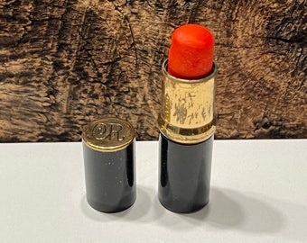 Vintage Charles of the Ritz Lipstick: Black & Gold Metal Case