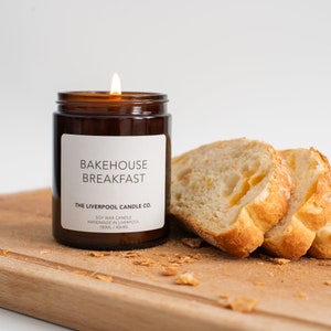 Bakehouse Breakfast Scented Natural Wax Candle | 180ml | Perfect Gift