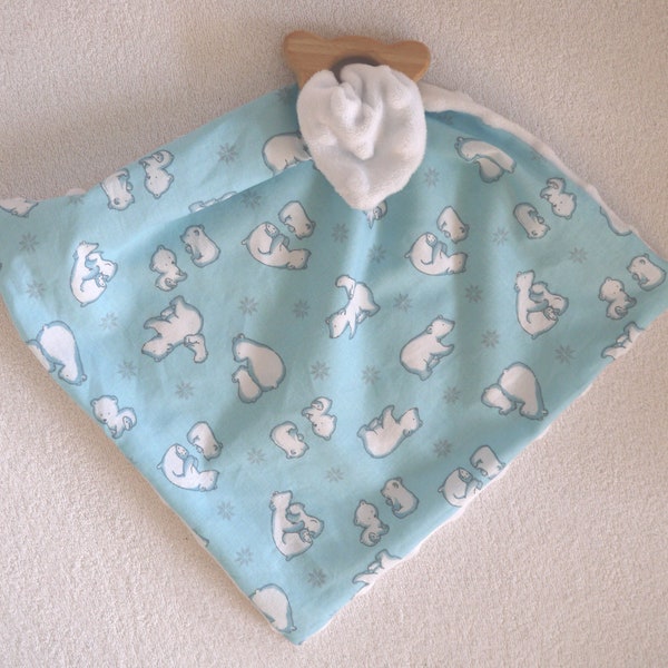 Baby minky lovey, minkey minkee lovey, cuddle cloth, mini blanket, blankie, wooden teether, personalised embroidered, doudou bb, Schmusetuch