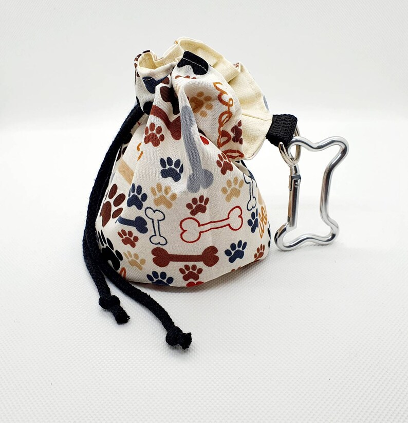 Leckerlibeutel Futterbeutel Hund woof Timeless Treasure Etsy