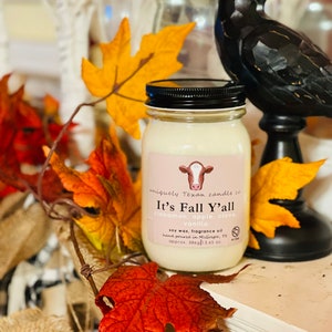 It&#39;s Fall Y&#39;all Candle