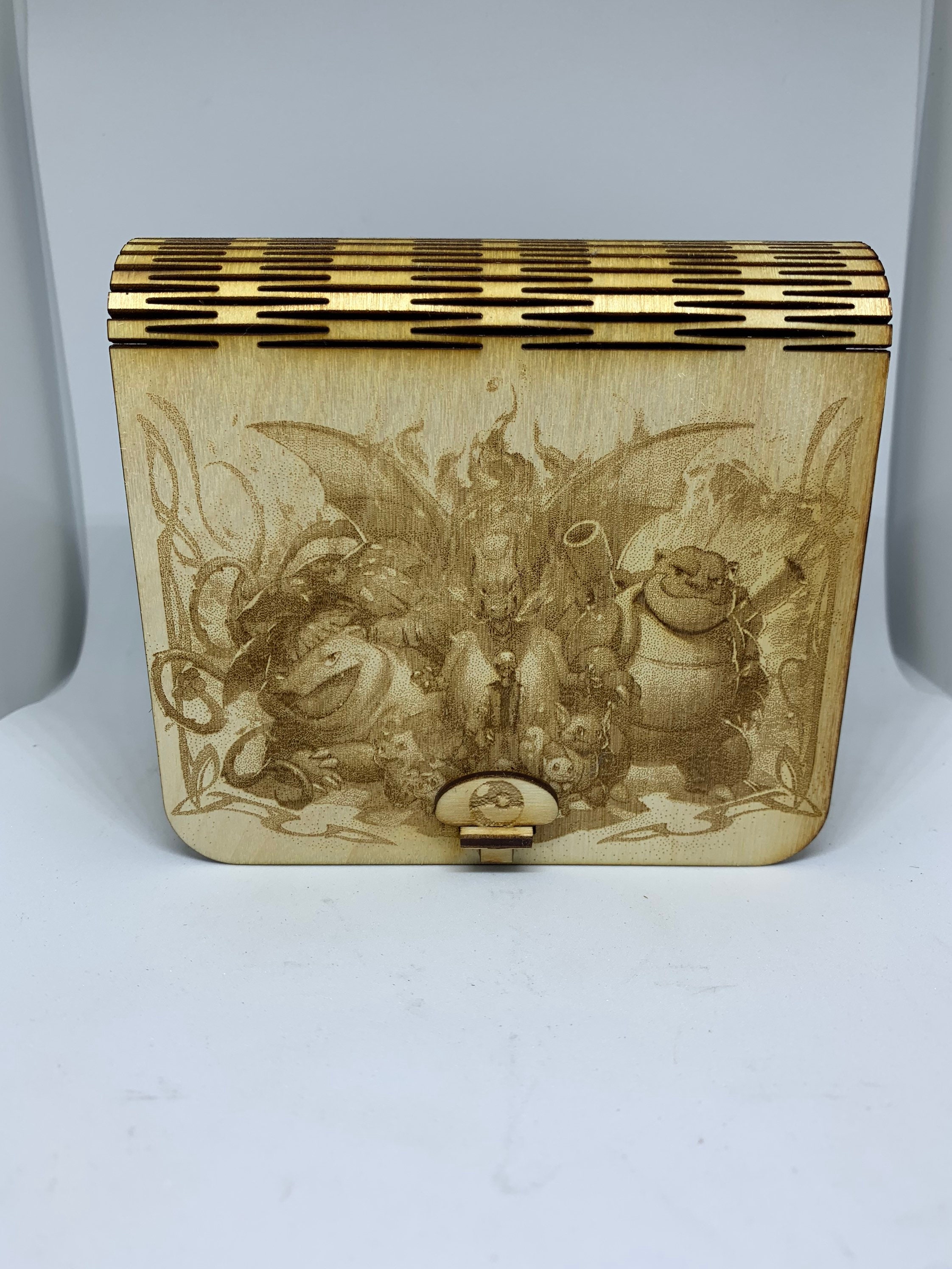 Pokémon / Pokemon Cards Deck Box Trading Card Games Laser Etsy