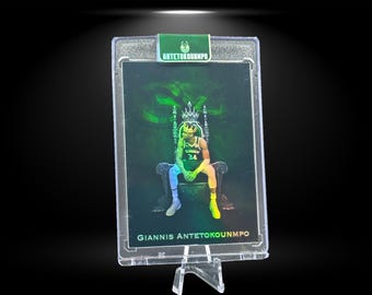 Giannis Antetokounmpo Artist Trading Card | Milwaukee Bucks, Greek Freak