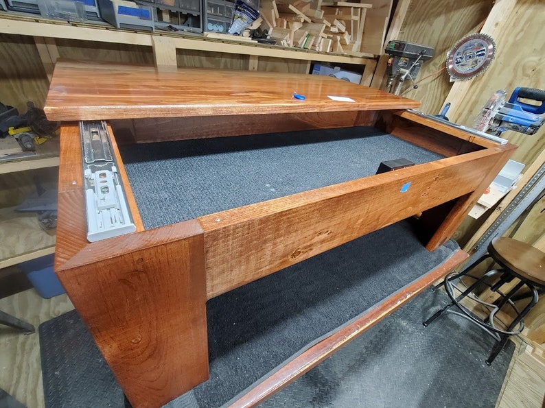Concealment Coffee Table 24x48x18 - Etsy