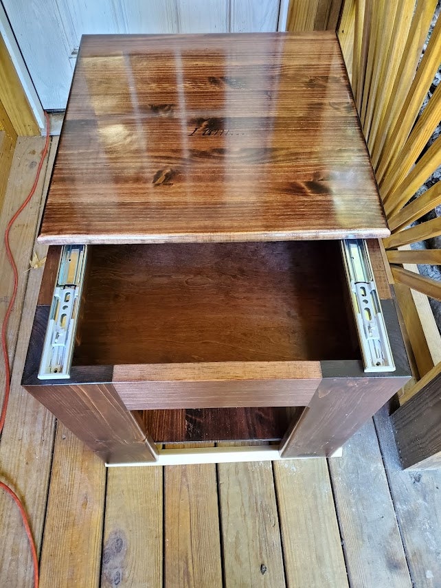 Concealment End Table Etsy