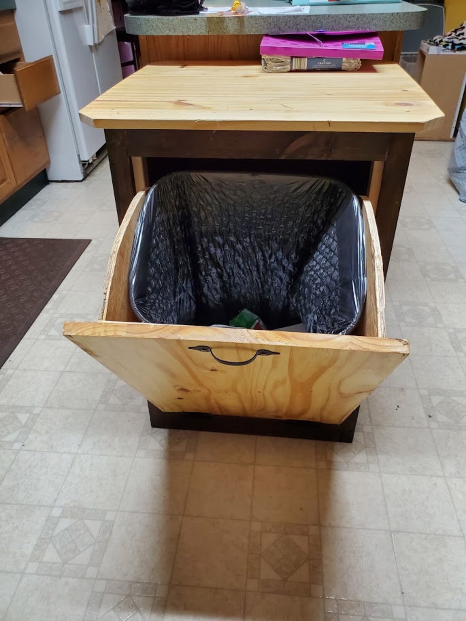 Tilt Open Trashcan Etsy