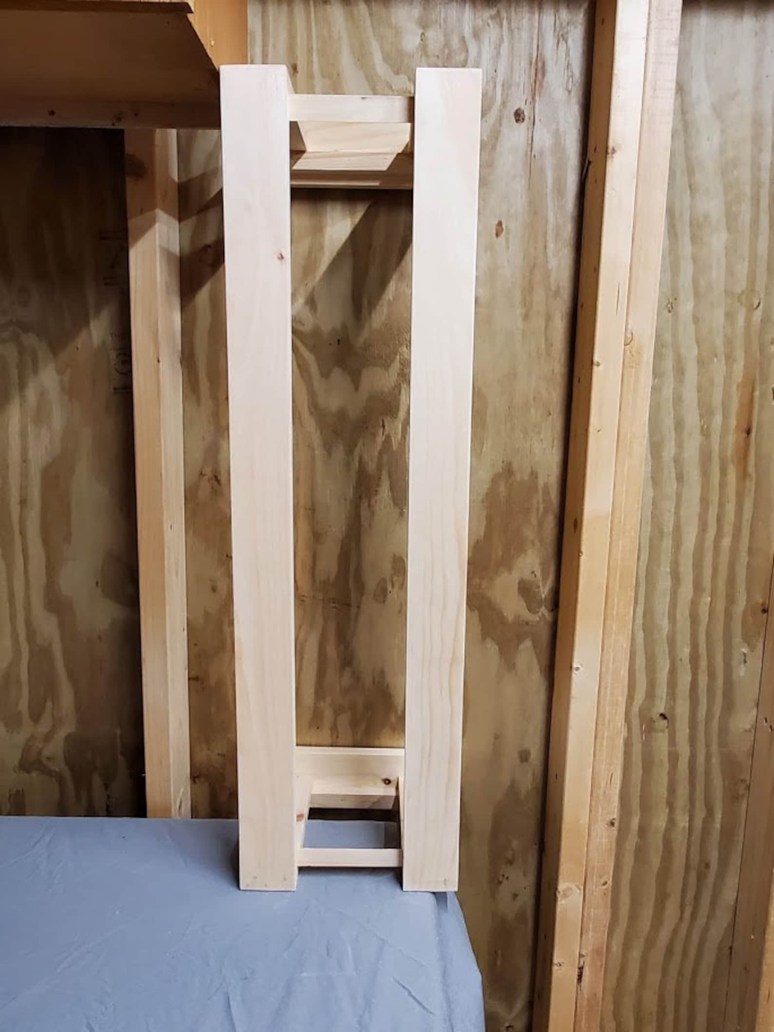 Blanket Wall Rack 38x10x10 Etsy