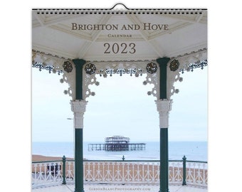 Brighton & Hove 2023 Calendar by Gibson Blanc (UK, Europe + Rest of World)