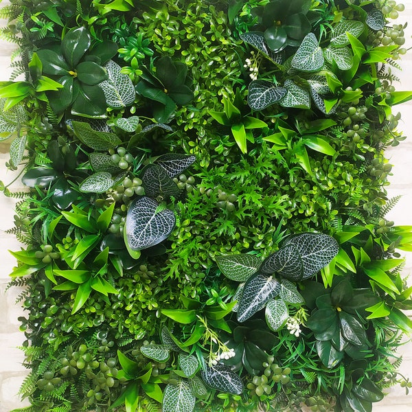 Artificial Plant Wall Etsy