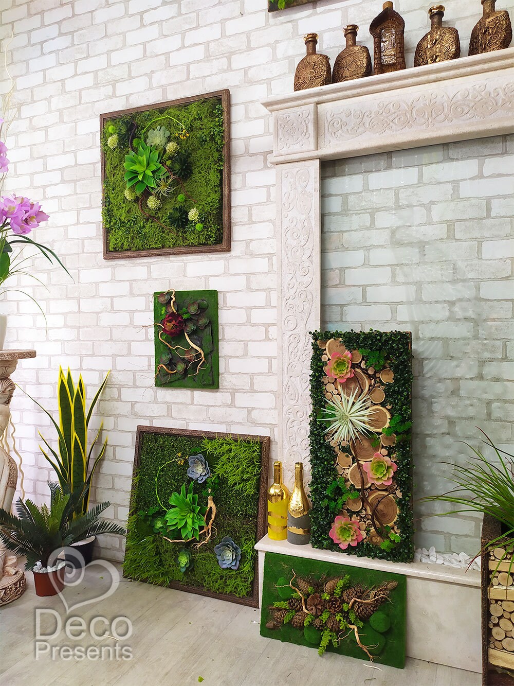 Artificial Plant Moss Subtropical Plant Decoration Home Wall Panel –  Articture
