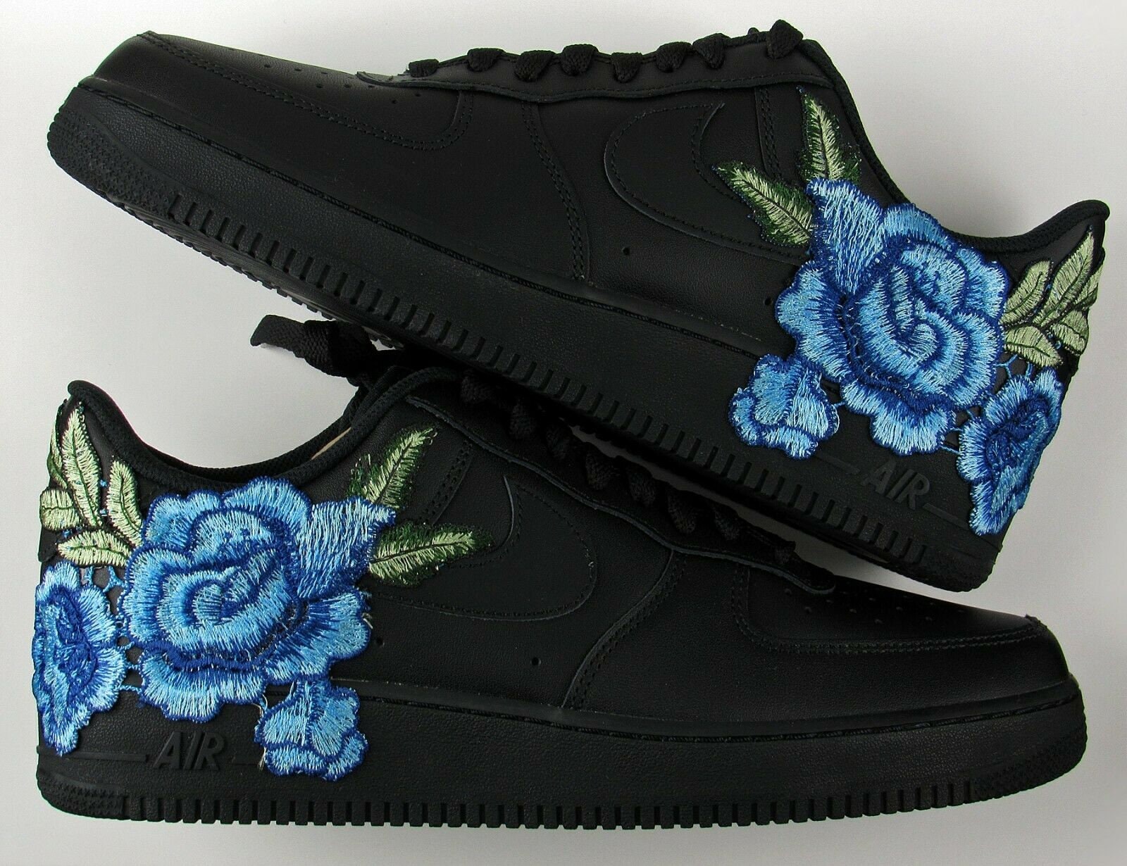 nike air force blue flower