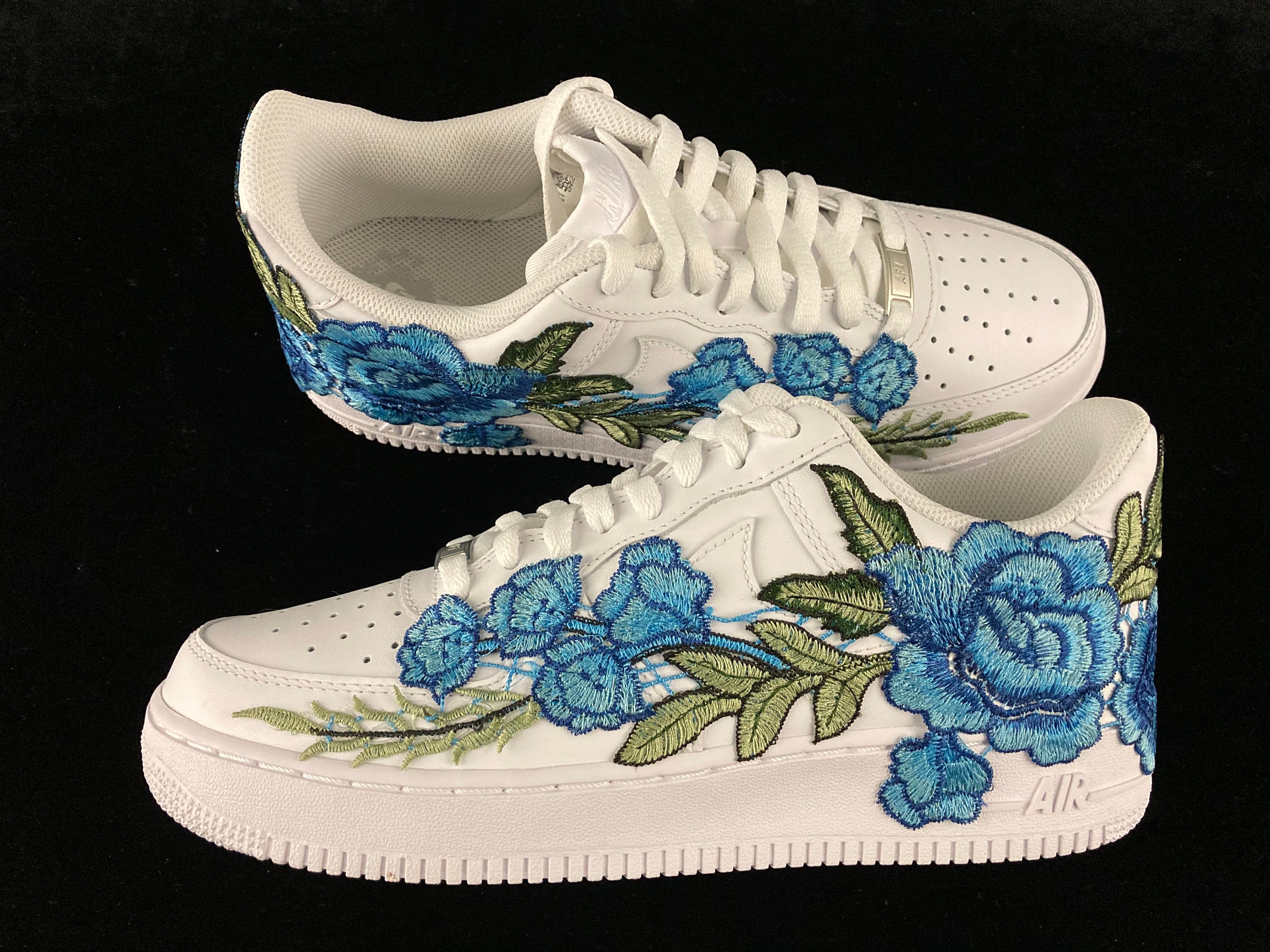 nike air force one with flowers