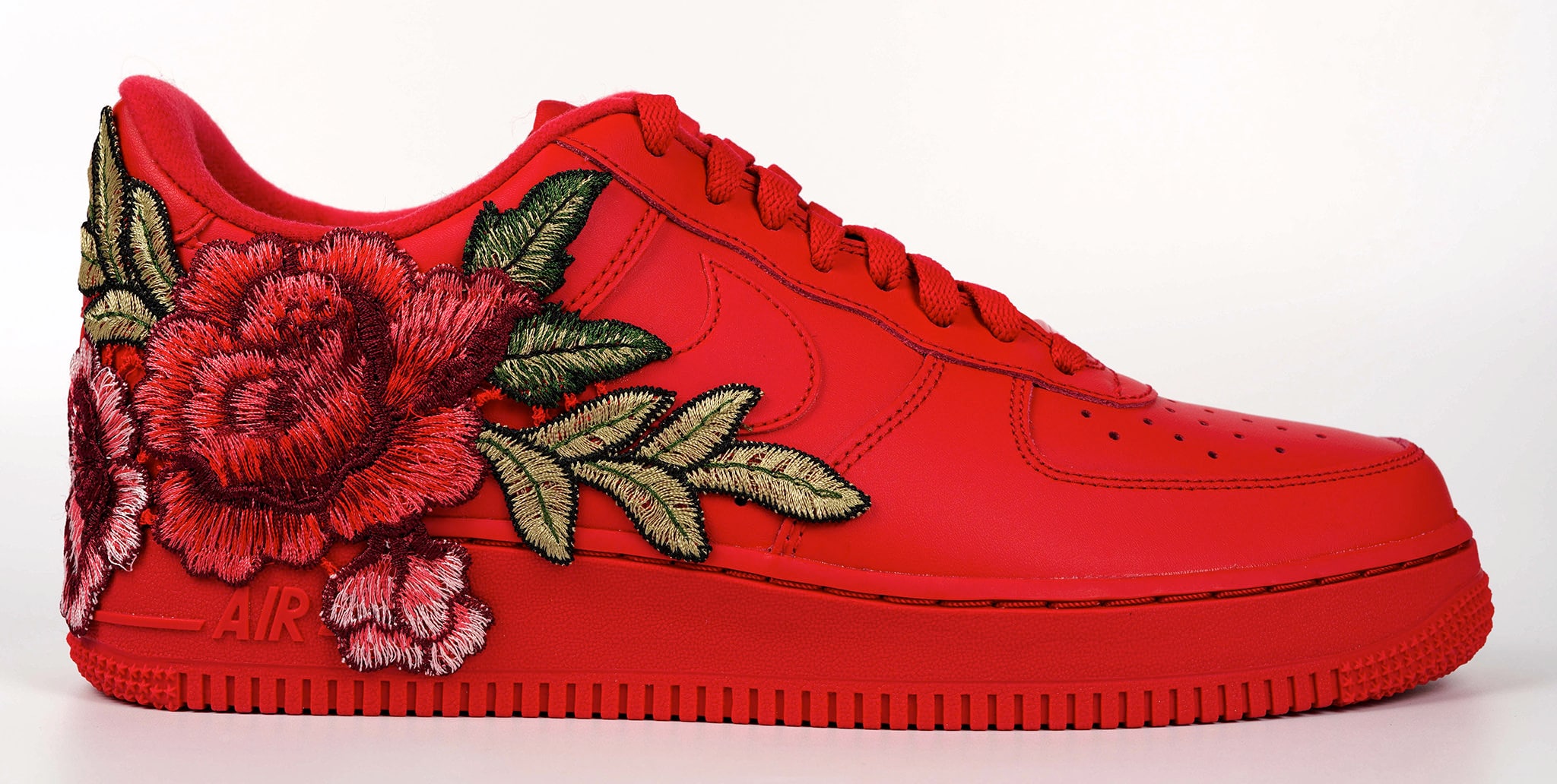 air force 1 low floral rose