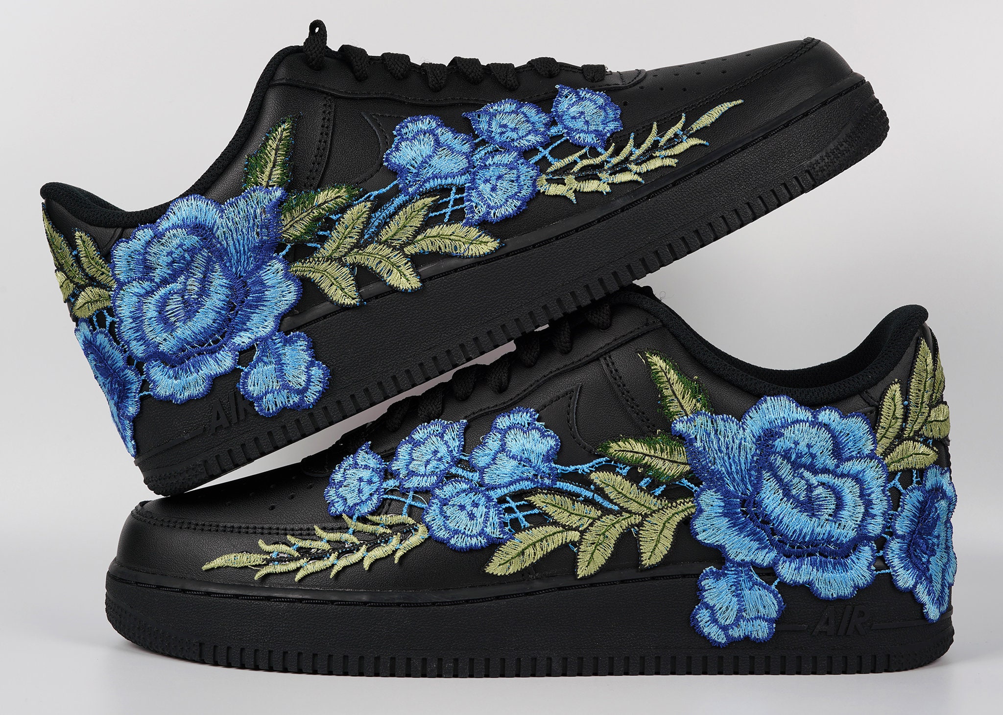 Flower pattern cheap nike shoes