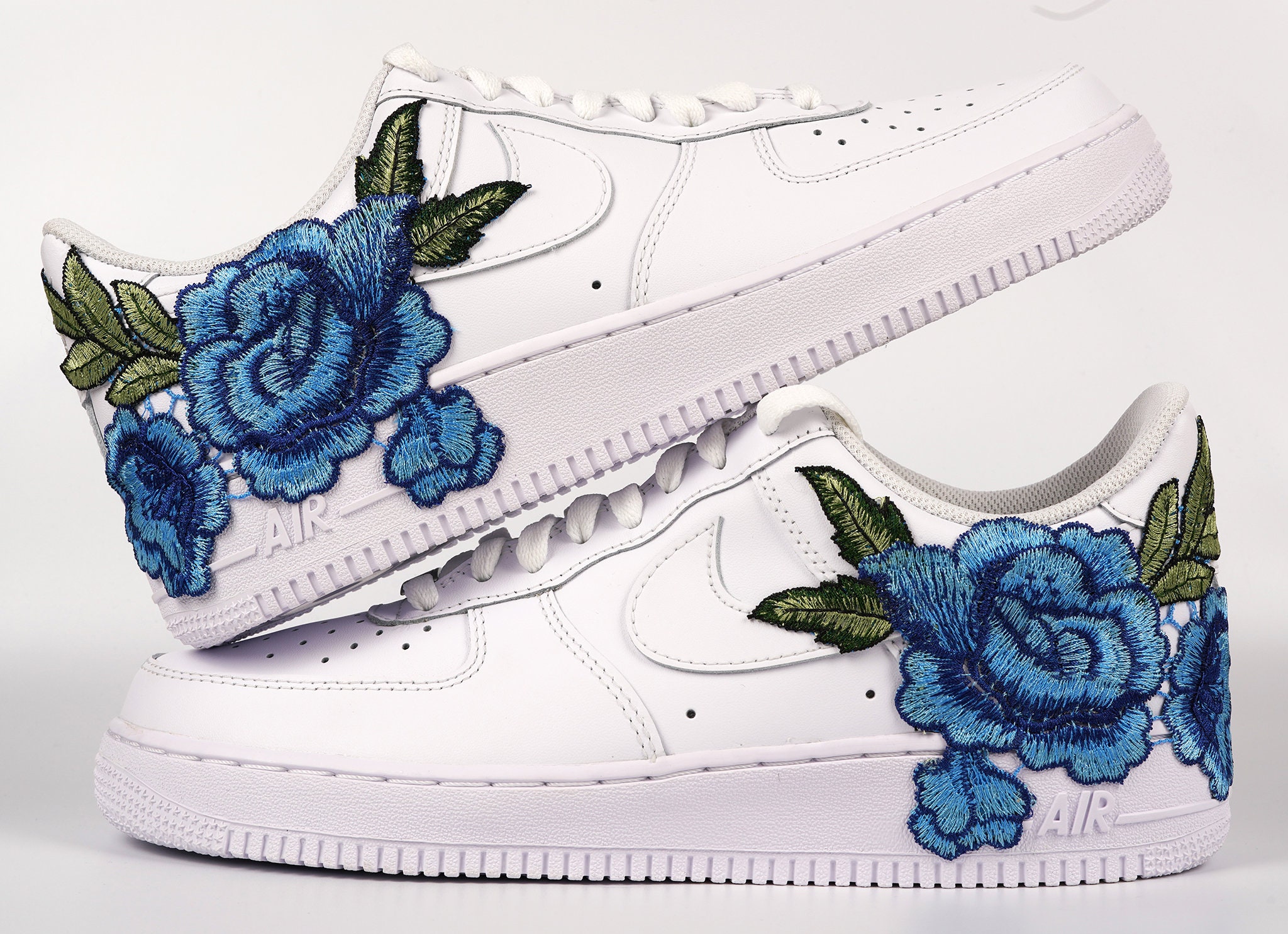 rose flower nike air force 1