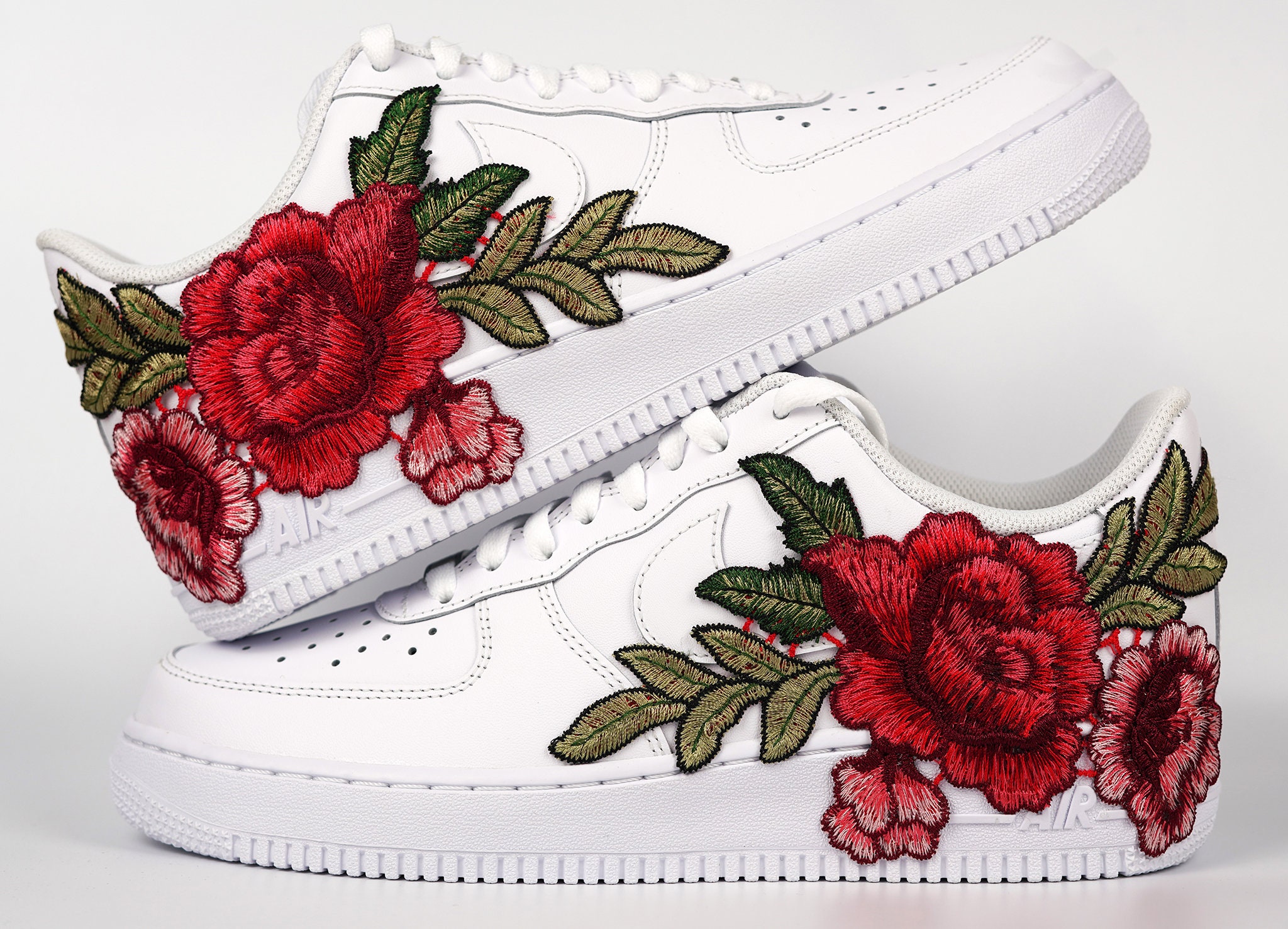 women's nike air force 1 floral shoes