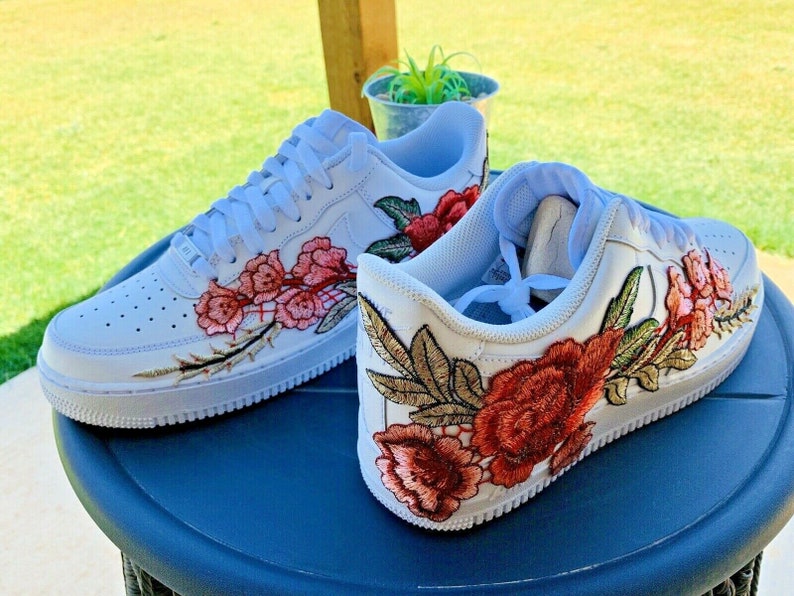 air force 1 white with rose