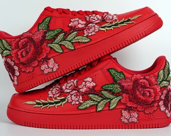 Floral Nike Shoes - Etsy