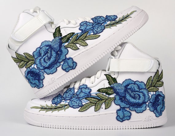 blue rose nike air force 1