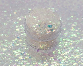 Iridescent Glitter - Blue/Purple Chunky Mix Iridescent Glitter - Iridescent - Polyester Glitter - Chunky Mix Glitter - Chunky Mix Ice Queen
