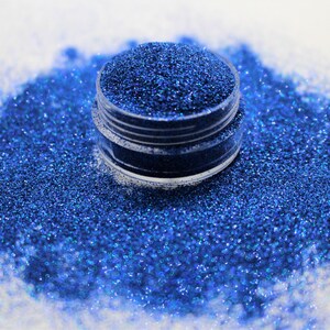 Blue Holographic Glitter - Blue Fine Glitter - Blue Holographic - Polyester Blue - Fine Dem Boys