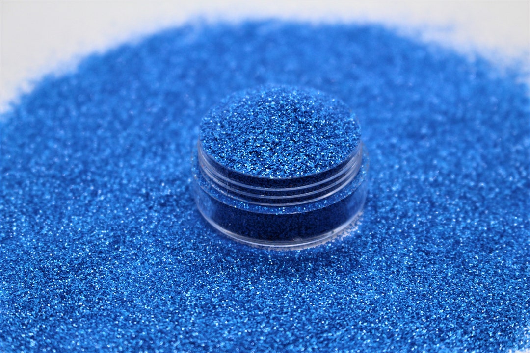 Blue Glitter Fine Blue Glitter Polyester Blue Glitter Etsy