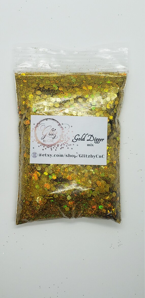 Chunky Glitter Gold Digger Chunky Glitter Gold Digger