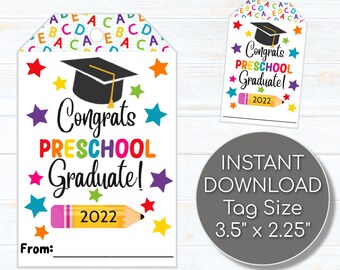 graduation gift tags etsy