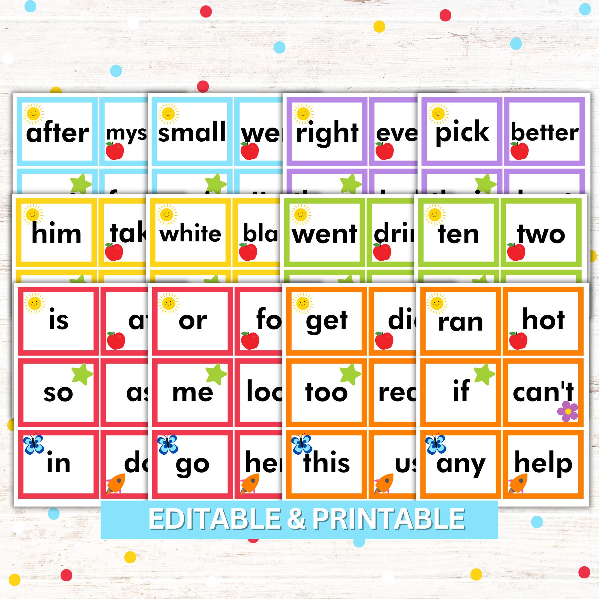 printable-sight-words-editable-in-canva-instant-download-pdf-etsy