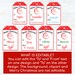 Editable Santa Gift Tag, Printable Santa Gift Tag, From Santa Tag ...