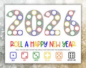 New Year's 2026 Kids Printable Game Kids | Standard & Junior Versions | Instant Download PDF
