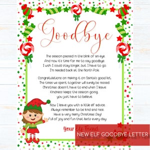 New Elf Arrival Letters Printable Elf Arrival Letters First - Etsy