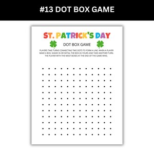 Simple dot box game printable.