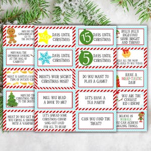 Druckbare Elf Notizen | Weihnachtself Prop Notizen | Elf Witze | Elfen Unfug | Sofort Download PDF