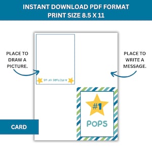All About My Pops Printable - Father's Day Gift - Instant Download PDF ...