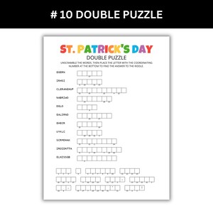 printable double puzzle.