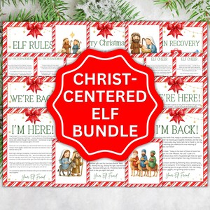 Christ-Centered Elf Advent: 25 Days of Christmas Story (PDF + Canva)