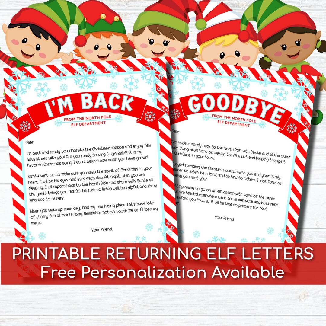 Elf Props, Christmas Elf Ideas, Christmas Elf Letter, Elf Letter ...