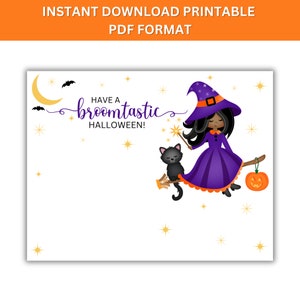 Witch Broomstick Handprint Printable | Halloween Craft for Kids ...