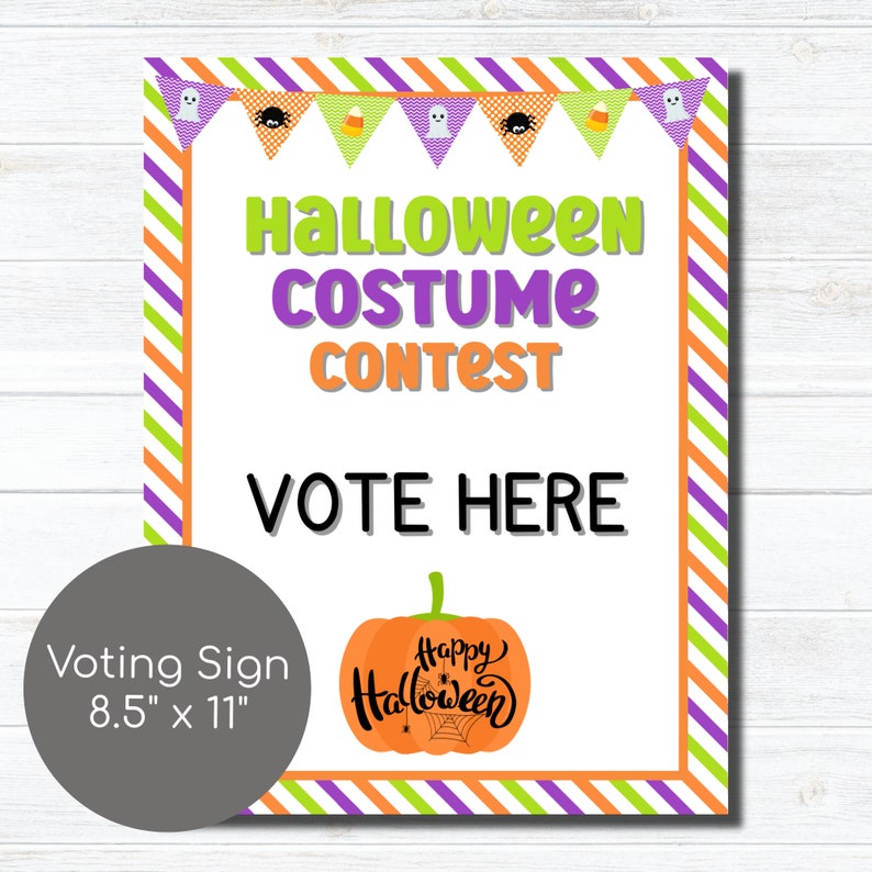 Halloween Costume Printable Printable Halloween Costume Etsy