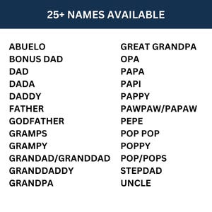 Additional All About printable names available in our Etsy shop under the Father's Day printables.