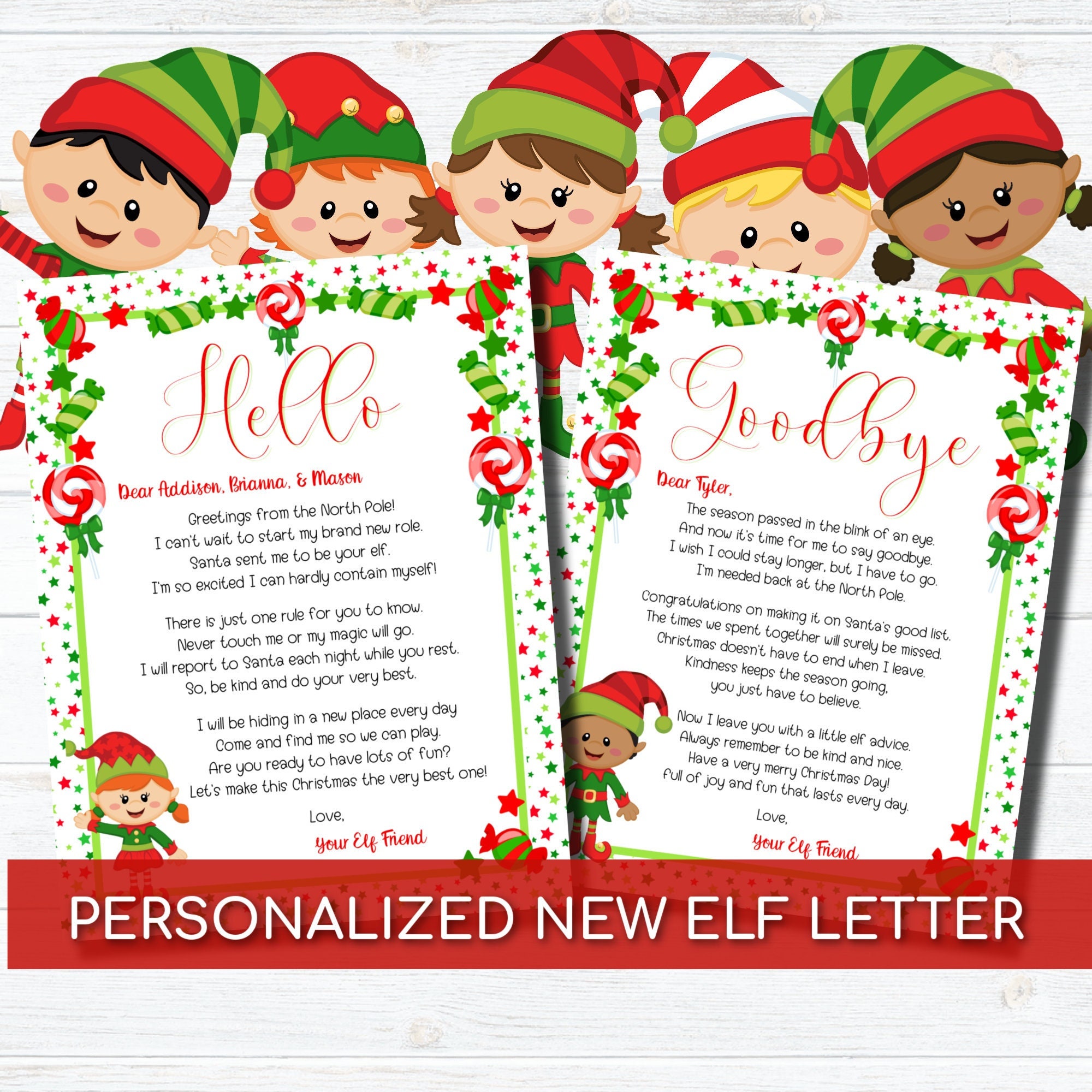 personalized-christmas-elf-letters-elf-arrival-letter-elf-welcome-letter-etsy