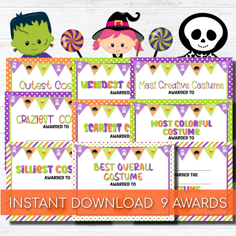 Halloween Costume Printable Printable Halloween Costume - Etsy